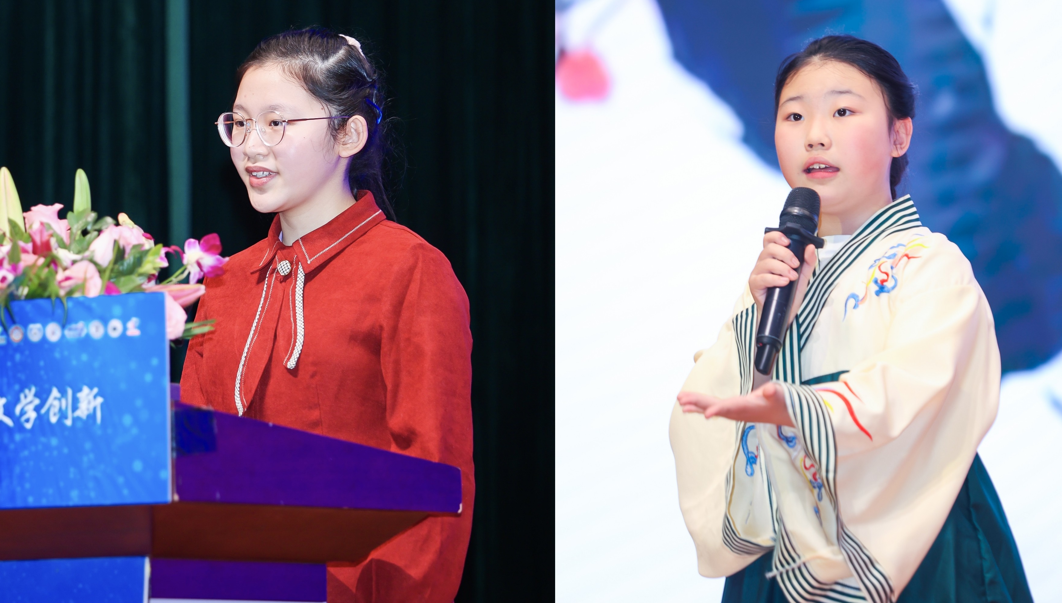 獲獎代表李睿頤、張文瑄帶來了精彩的表演